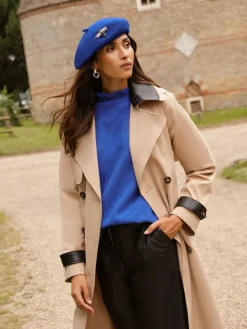 Discount Love & Roses Beret Hat Blue Embellished