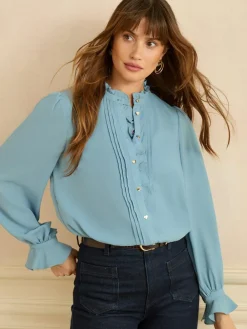 Love & Roses Long Sleeve Frill Detail Blouse^Women Tops & T-Shirts|Blouses & Shirts