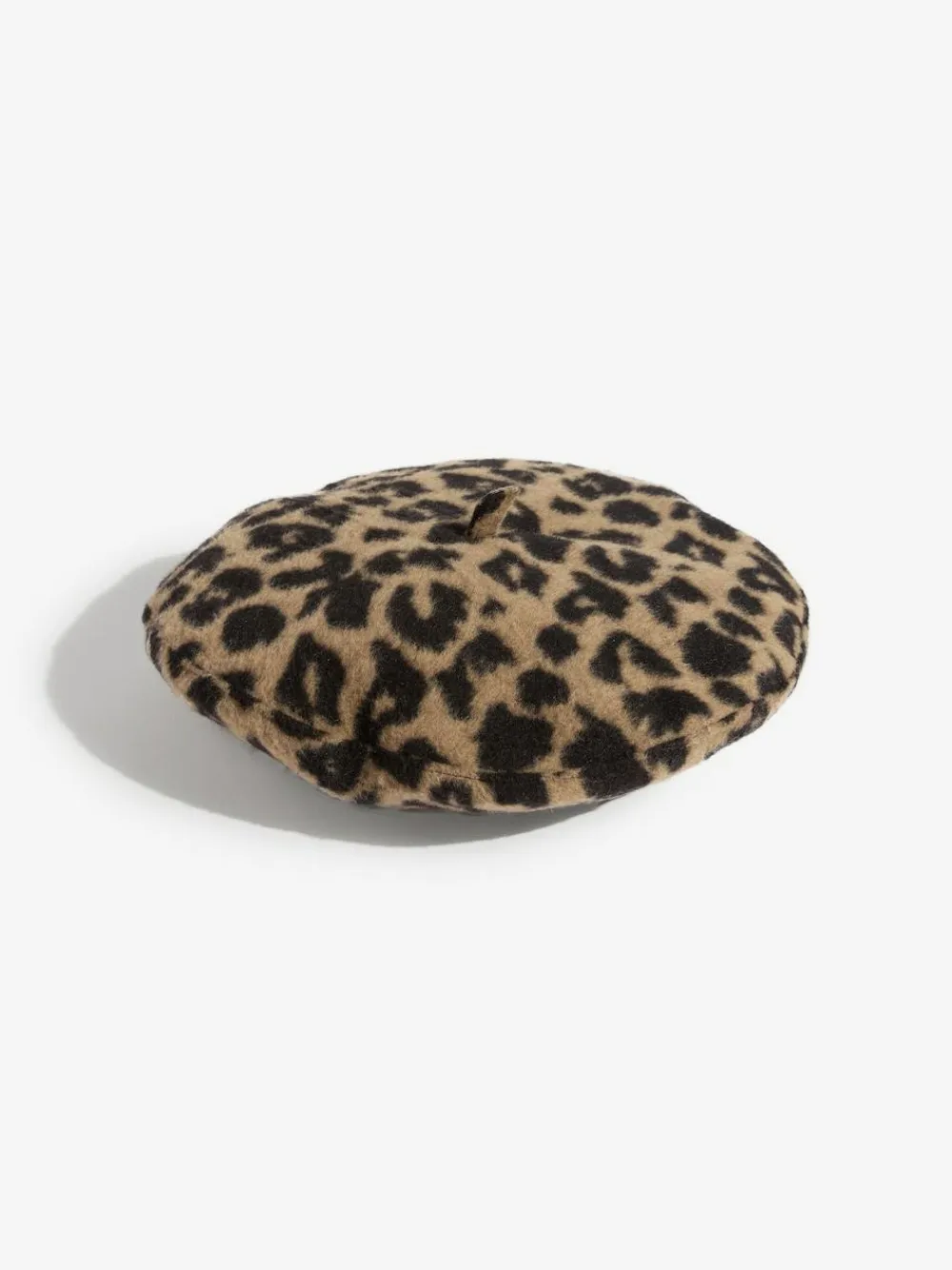 Sale Love & Roses Beret Hat Leopard
