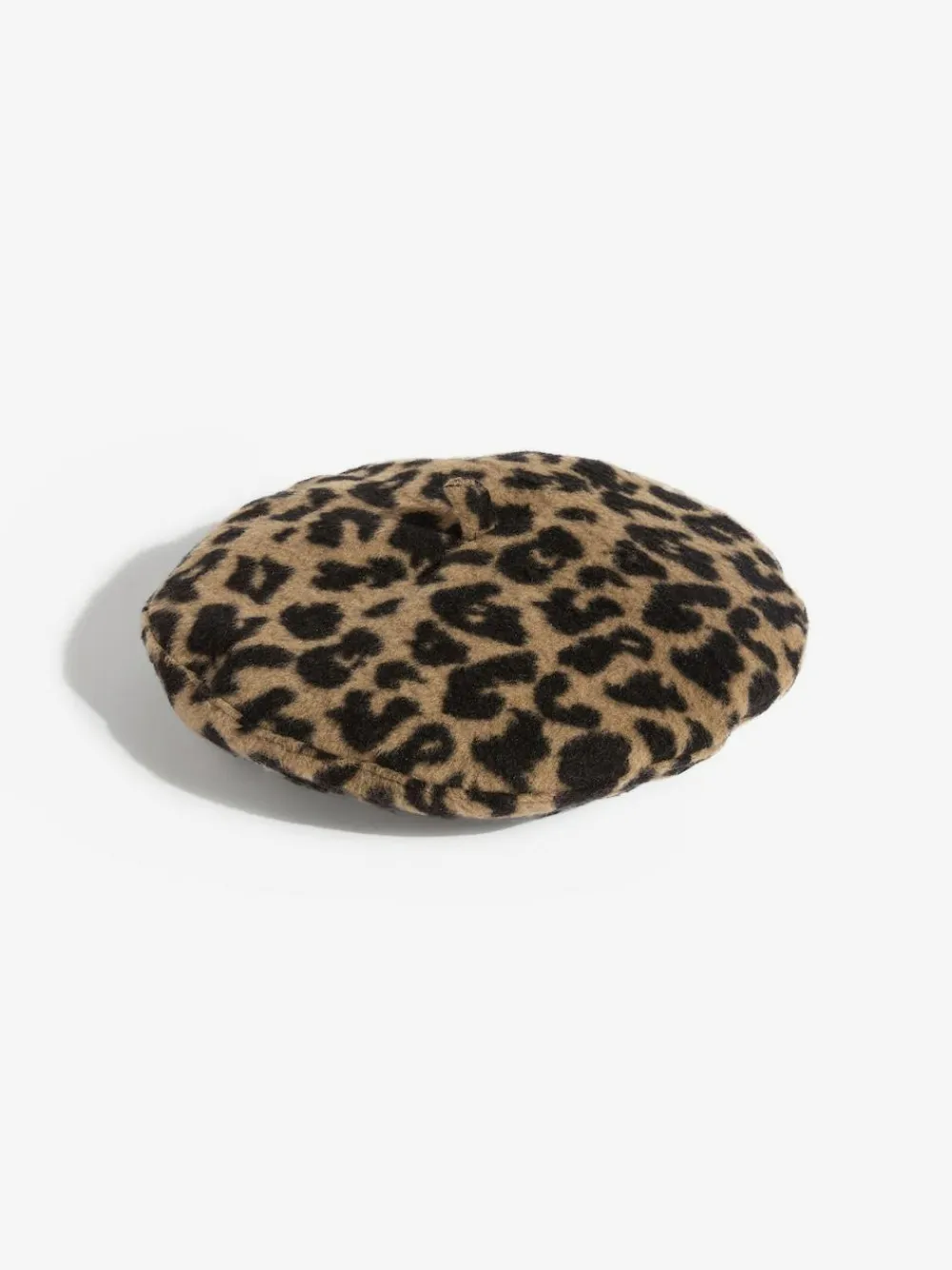 Sale Love & Roses Beret Hat Leopard
