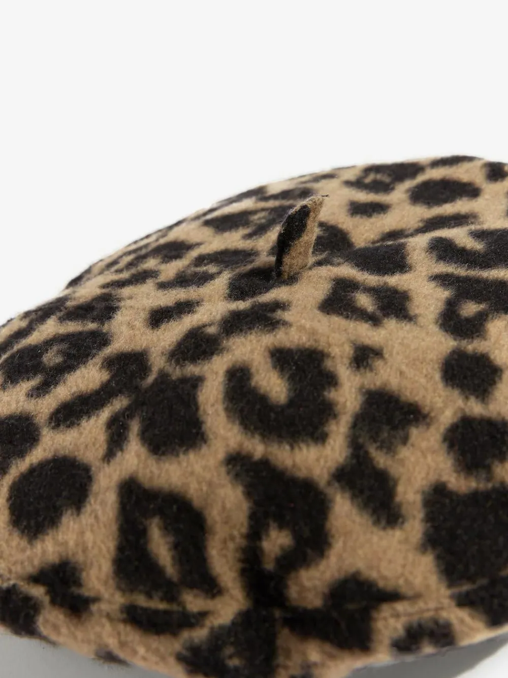 Sale Love & Roses Beret Hat Leopard