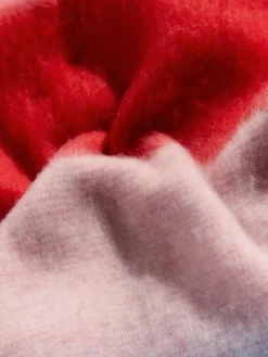 Love & Roses Pink/Blue Stripe Brushed Scarf^Women Hats, Gloves & Scarves|Hats, Gloves & Scarves