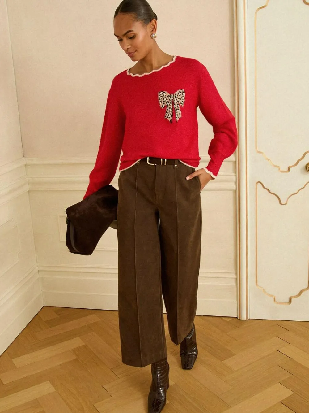 Love & Roses Scallop Knitted Jumper^Women Knitwear|Knitwear