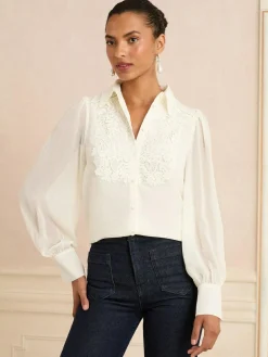 Love & Roses Centre Long Sleeve Shirt^Women Blouses & Shirts