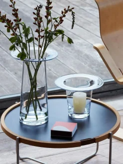 LSA International Victoria Vase Lantern H19cm Clear