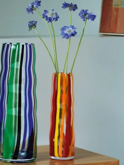 Discount LSA International Orange Folk Vase H31.5cm