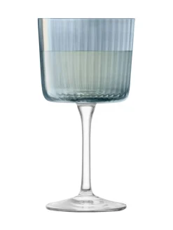 Best LSA International Gems Assorted Set of 250ml Wine Glasses Sapphire