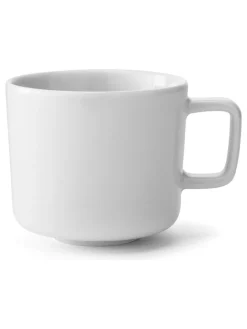 LSA International Set of 2 Collective Coffee and Tea Cups 260ml White