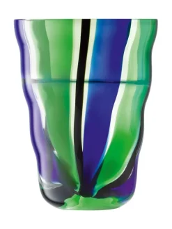 LSA International Set of 2 Folk Tumblers 280ml Blue