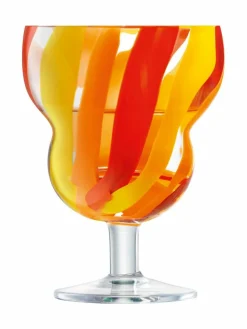 LSA International Set of 2 Folk Water Wine Glasses 230ml^ Glassware