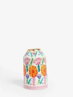 Lucy Tiffney Set of 2 Floral Ceramic Mini Vases^ Vases