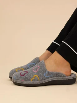 Discount Lunar Mule Slippers Grey
