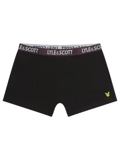 Lyle & Scott Black Boys Ned Underwear Trunks 5 Pack