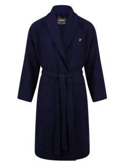 Lyle & Scott 100% Cotton Premium Waffle Bathrobe^ Bathrobe