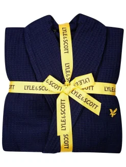 Lyle & Scott 100% Cotton Premium Waffle Bathrobe^ Bathrobe