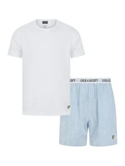 Best Lyle & Scott Kyle Loungewear Set Blue