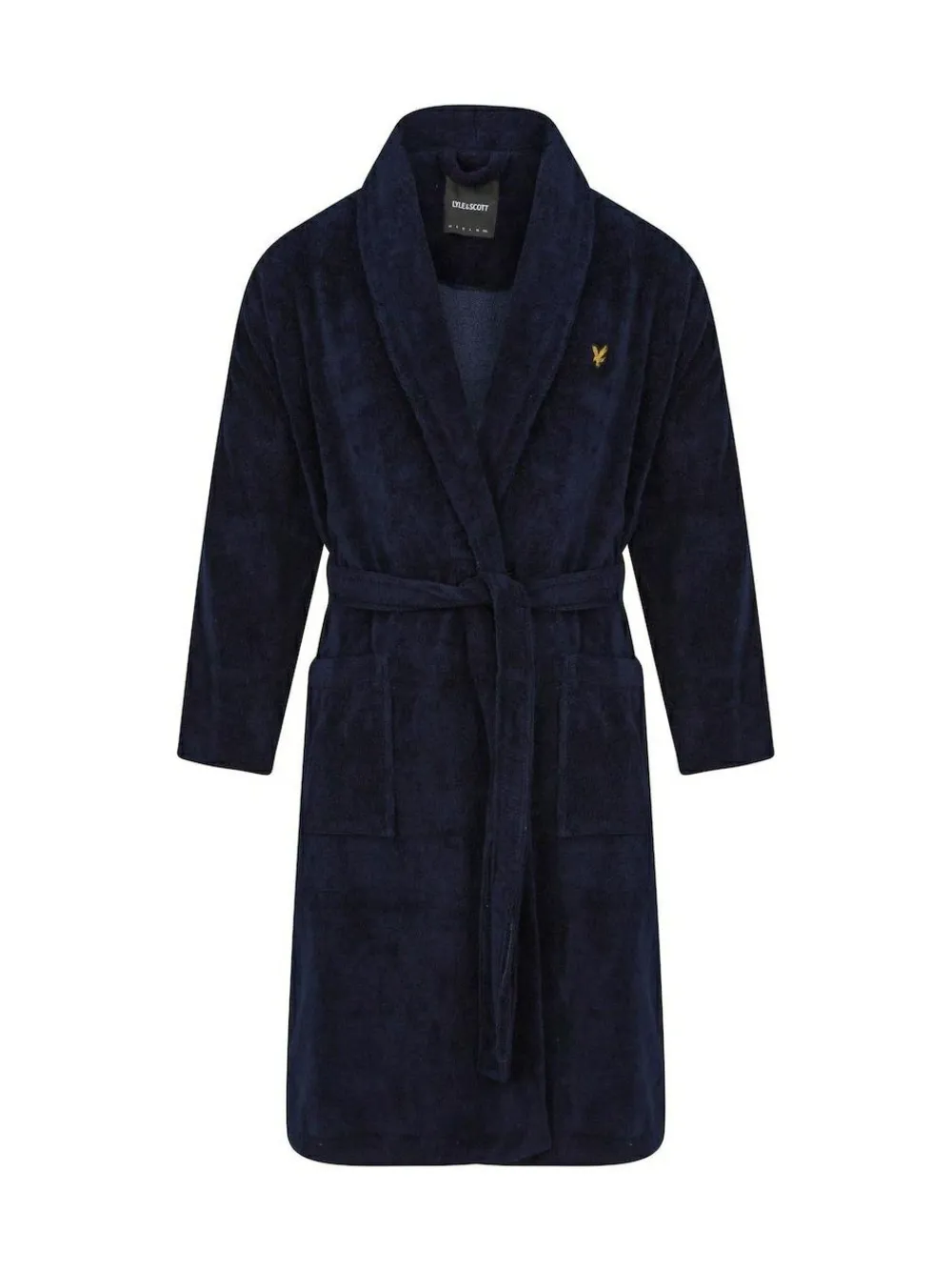 Lyle & Scott Denim Blue Dressing Gown^ Bathrobe