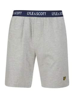 Sale Lyle & Scott Grey/White Charlie Loungewear Set