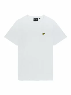 Lyle & Scott White Crew Neck Cotton T-Shirt