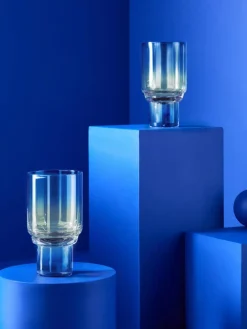 Hot MADE.COM Blue & Green Juno Wine Glasses