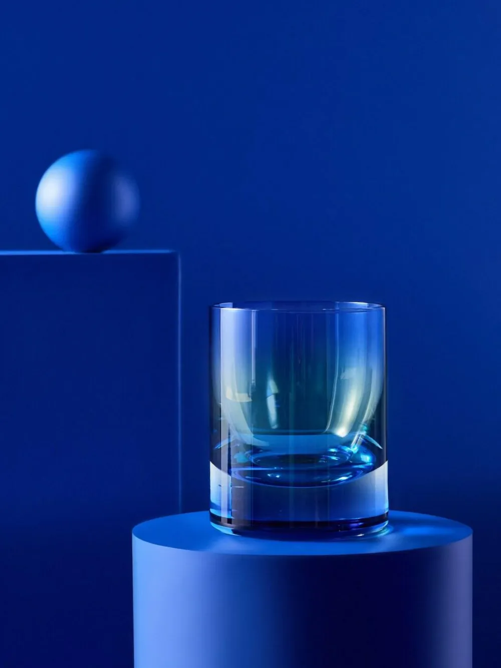 MADE.COM Blue & Green Juno Tumbler Glasses^ Glassware|Branded Kitchenware