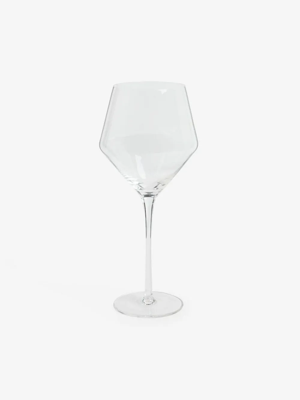 MADE.COM Clear Velma Crystal Tapered Set of 4 Red Wine Glasses^ Glassware|Branded Kitchenware