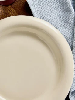 Outlet MADE.COM Cream Quell Set of 4 Dinner Plates