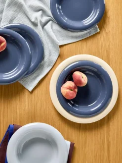 Sale MADE.COM Set of 4 Blue Quell Side Plates