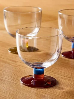 MADE.COM Set of 4 Multi Cally Wine Glasses^ Glassware|Branded Kitchenware