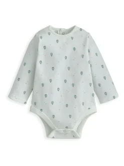 Sale Mamas & Papas Blue Hot Air Balloon Print Bodysuit And Dungaree Set