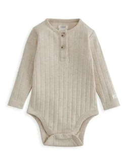 Mamas & Papas Cream 100% Cotton Rib Bodysuit and Safari Print Leggings Set^ Unisex