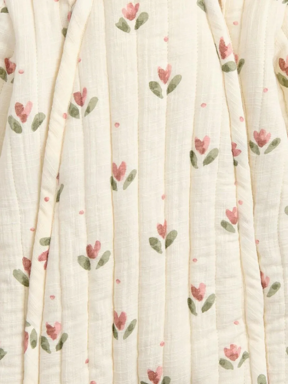 Sale Mamas & Papas Cream Tulip Print Pramsuit