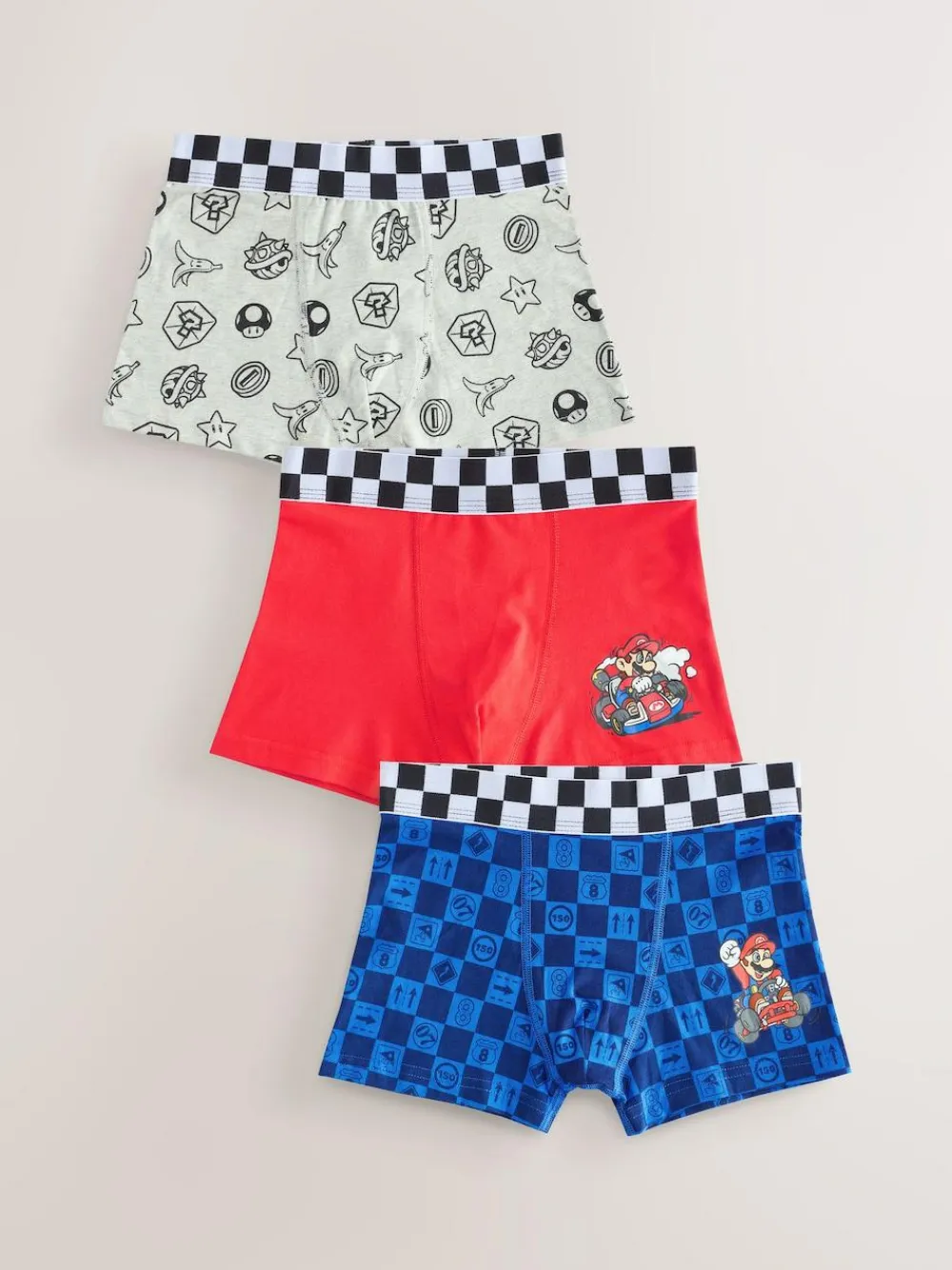 Next Mario Trunks 3 Pack (3-12yrs)^BOY Underwear