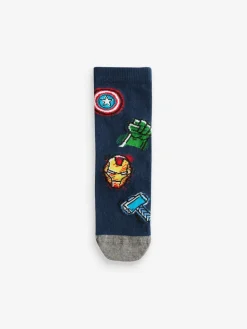 Next Marvel Avengers Superhero Cotton Rich Socks 3 Pack^BOY Socks