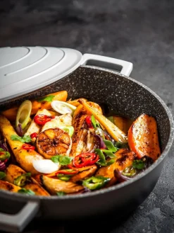 Sale Masterclass Grey 4L Shallow Casserole Dish