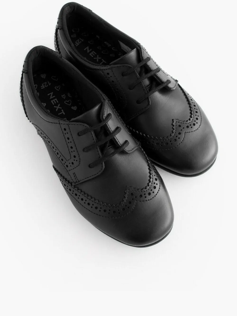 Next Standard Fit (F) Leather Brogue Lace-Up School Shoes^ Shoes