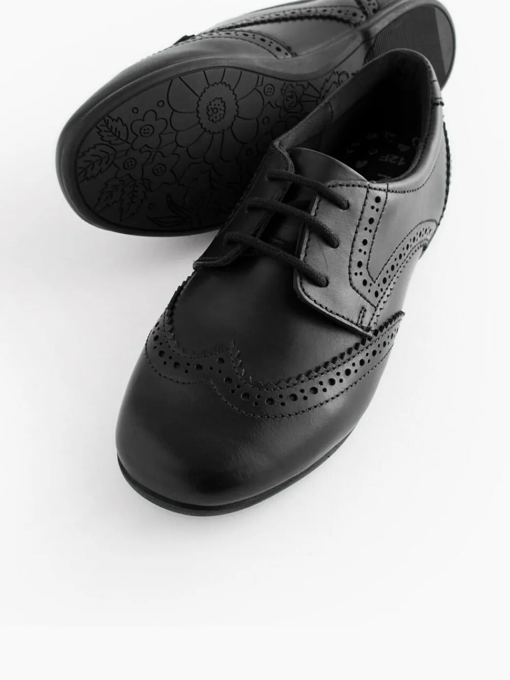 Next Standard Fit (F) Leather Brogue Lace-Up School Shoes^ Shoes