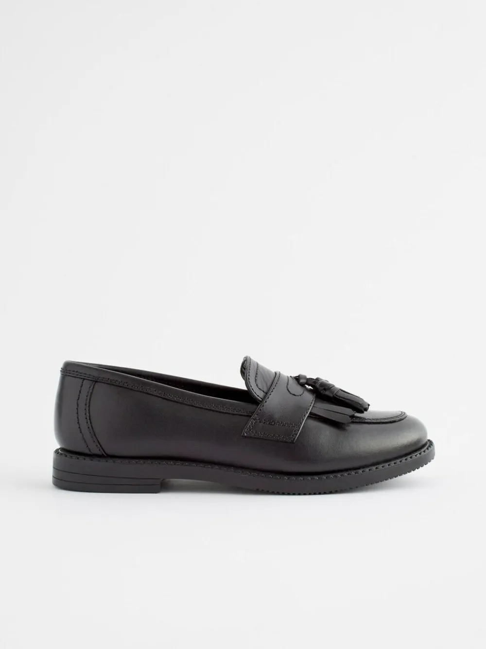 Next Standard Fit (F) Leather Tassel Loafer School Shoes^ Shoes