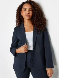 Hot M&Co Blue Tailored Blazer