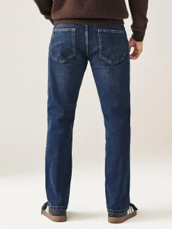 Online Next Mid Blue Bootcut Classic Stretch Jeans