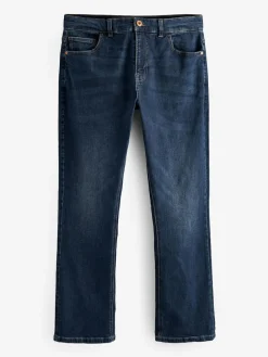 Online Next Mid Blue Bootcut Classic Stretch Jeans