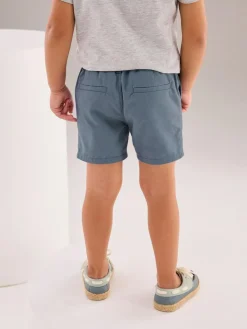 New Next Mid Blue Chino Shorts (3mths-7yrs)