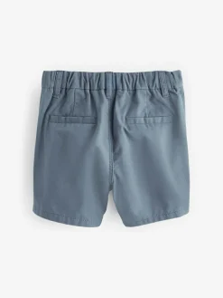 New Next Mid Blue Chino Shorts (3mths-7yrs)