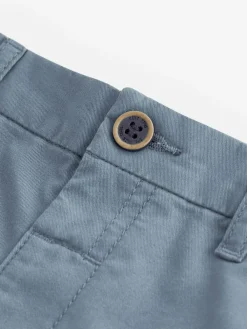 New Next Mid Blue Chino Shorts (3mths-7yrs)