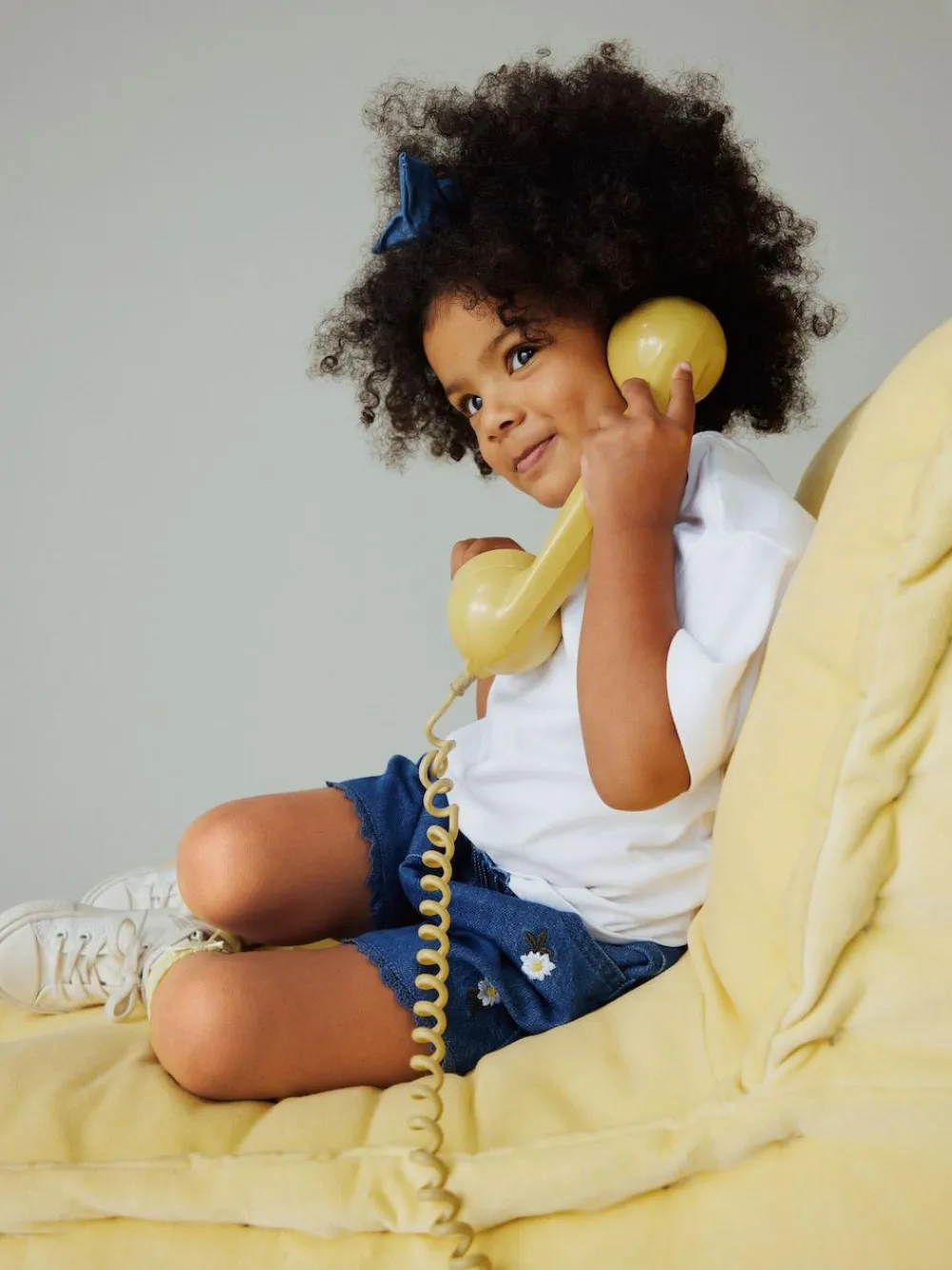 Next Mid Blue Daisy Embroidered Denim Shorts (3mths-7yrs)^ Nightwear|Shorts