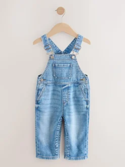 Clearance Next Denim Dungarees (3mths-7yrs) Mid Blue