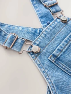 Clearance Next Denim Dungarees (3mths-7yrs) Mid Blue