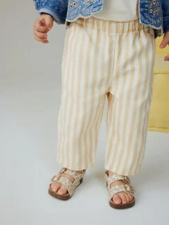 Best Next Mid Blue Denim Jacket and Stripe Trousers Set (3mths-7yrs)