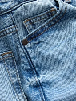 Next Mid Blue Denim Super-wide Fit Authentic Jeans (3-16yrs)^BOY Jeans|Jeans