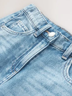 Next Mid Blue Denim Volume Barrel Jeans (3-16yrs)^ Jeans